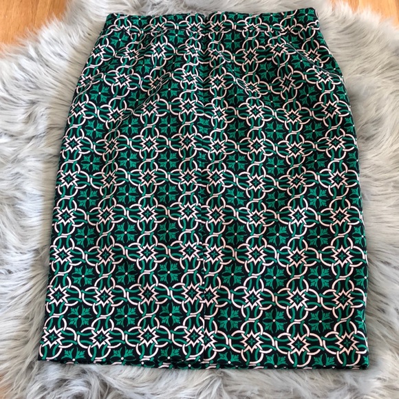 Jcrew Patterned Pencil Skirt - Picture 3 of 7